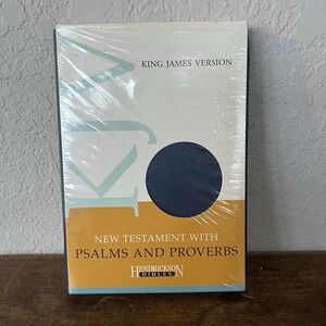 KJV New Testament with Psalms and Proverbs (Flexisoft, Blue)